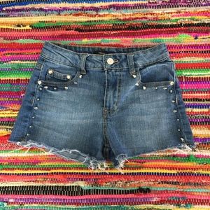 Forever 21 Denim/Jean Studded Shorts